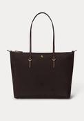 Ralph Lauren Keaton Medium Nylon Tote Bag, Chestnut Brown image