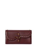 Ralph Lauren Large Stud Detail Wallet, Wine image