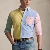 Ralph Lauren Oxford Fun Shirt, Blue &amp; Yellow Multi image
