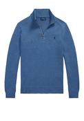 Ralph Lauren Quarter Zip Knit Sweater, Blue image