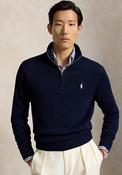 Ralph Lauren Quarter Zip Knit Sweater, Hunter Navy image
