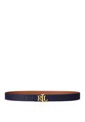 Ralph Lauren Reversible LRL Belt, Navy &amp; Camel image