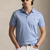 Ralph Lauren Slim Fit Polo Shirt, Blue Heather image