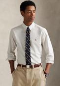 Ralph Lauren Stripe Oxford Shirt, White &amp; Beige image