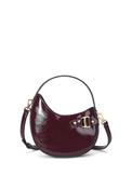 Ralph Lauren Tasha Patent Leather Mini Crossbody Bag, Wine image