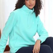 Rant &amp; Rave R&amp;R Angie Half Zip Fleece, Turquoise Blue