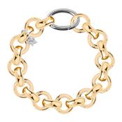 Rebecca Diva Alloy Link Bracelet, Gold image