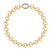Rebecca Diva Alloy Link Necklace, Gold image