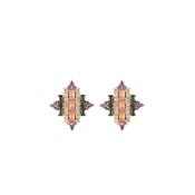 Rebecca Judith Stud Earrings, Gold