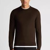Remus Uomo Crew Neck Sweater, Brown