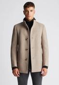 Remus Uomo Jonah Wool Rich Overcoat, Greige image