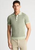 Remus Uomo Knit Polo Shirt, Light Green image