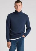Remus Uomo Polo Neck Jumper, Dark Blue image
