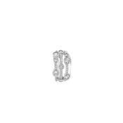 Absolute Triple Layer CZ Cluster Ring, Silver