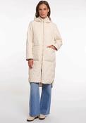 Rino &amp; Pelle Ronja Quilted Hooded Coat, Cream image