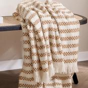 Riva Hoem Clynne Super Soft Woven 130x180cm Throw, Brown