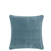 Riva Yard Heavy Chenille Feather Cushion 50x50cm, Blue