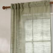 Riva Yard Cirrus Woven Sheer 115x99” Curtain Panel, Light Green