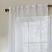 Riva Yard Cirrus Woven Sheer 115x99” Curtain Panel, Off White