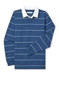 R.M WILLIAMS Albany Stripe Rugby Shirt, Blue image