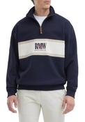 R.M WILLIAMS Classic RMW Quarter Zip Sweatshirt, Navy image