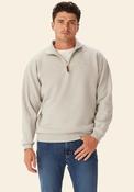 R.M WILLIAMS Mulyungarie Quarter Zip Sweatshirt, Grey image