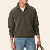 R.M WILLIAMS Mulyungarie Quarter Zip Sweatshirt, Green