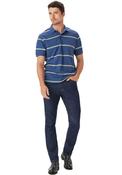 R.M WILLIAMS Rod Stripe Polo Shirt, Blue &amp; Green image
