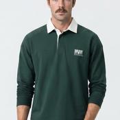 R.M WILLIAMS Classic RMW Rugby Shirt, Pine Green