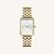 Rosefield Octagon Watch, Gold &amp; White image
