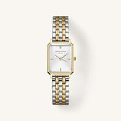 Rosefield Octagon XS Duotone Watch, Gold &amp; Silver image