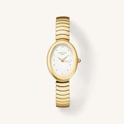 Rosefield Oval Watch, Gold &amp; White image