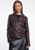 Rino and Pelle Ludwig Leather Biker Jacket, Brown image