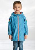 Hatley Boy Sporty Hooded Rain Jacket, Blue image