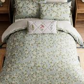 Sanderson Damson Blossom Reversible Duvet Cover Set, Porcelain image