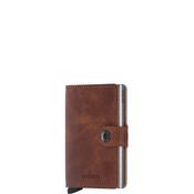 Secrid Mini Wallet, Vintage Brown