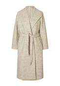 Selected Femme Rosa Boucle Wool Blend Coat, Cream image