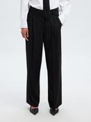 Selected Femme Malia Manteco Mid Rise Trousers, Black image