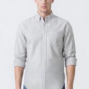 Selected Homme Rick Oxford Shirt, Green &amp; White image