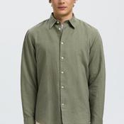 Selected Homme Clay Linen Blend Shirt, Green image