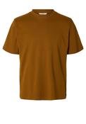 Selected Homme AJ Round Neck T-Shirt, Gold image