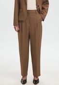 Selected Femme Barrel Trousers, Toffee Brown image
