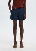 Selected Femme Hanny High Rise Denim Shorts, Dark Blue image