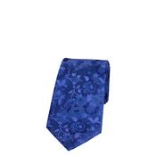 Soprano Gothic Floral Tie &amp; Pocket Square, Midnight Blue