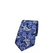 Soprano Paisley Tie &amp; Pocket Square, Blue image
