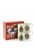 Spode Christmas Tree Set Of 4 Mugs image