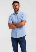 Andre Foyle Gingham Short Sleeve Shirt, Blue image