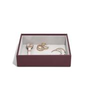 Stackers Medium Chunky Jewellery Layer, Burgundy