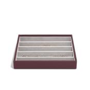 Stackers Medium Necklace Layer, Burgundy