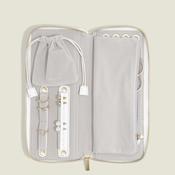 Stackers Zipped Travel Jewellery Wallet, White